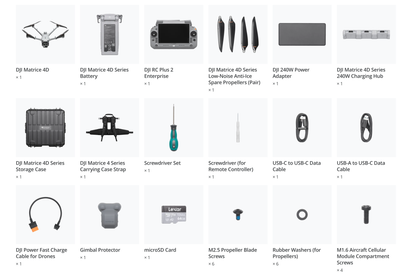 DJI Matrice 4D Enterprise Drone - Worry-Free Flagship Combo